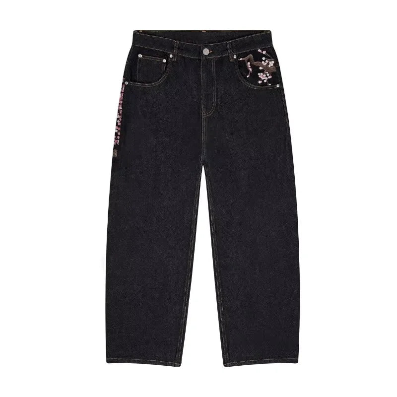 Viral Blossom Jeans ~ Cherry Blossoms