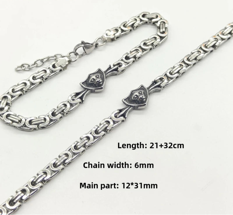 Loréno Chrome Bracelets - Fadeless Collection
