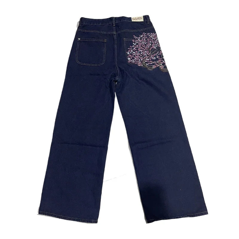Viral Blossom Jeans ~ Cherry Blossoms