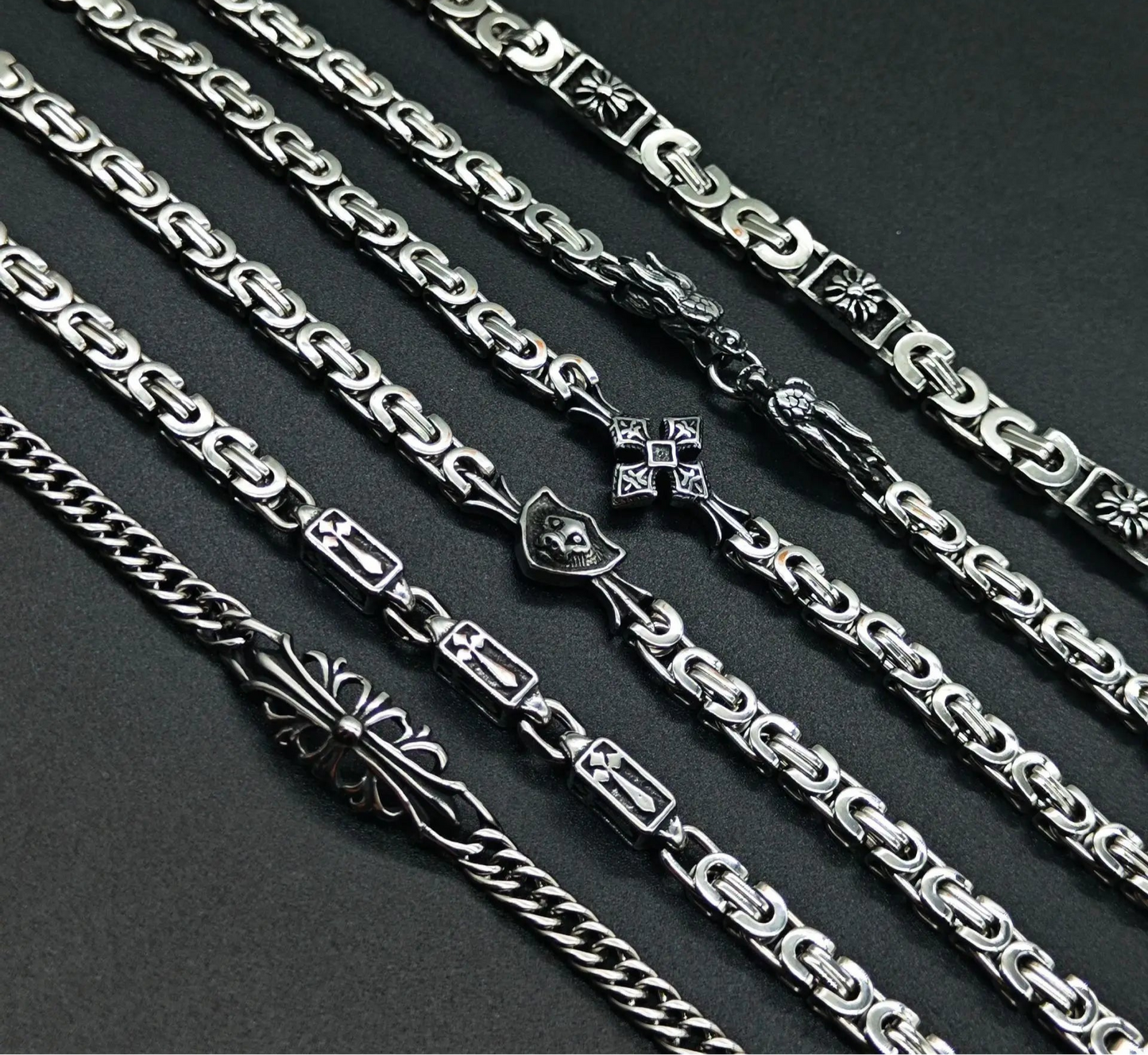 Loréno Chrome Bracelets - Fadeless Collection