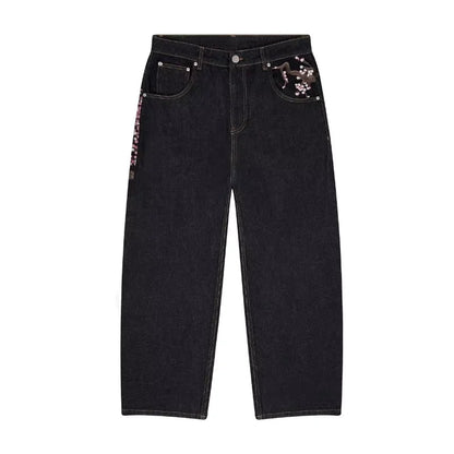 Viral Blossom Jeans ~ Cherry Blossoms