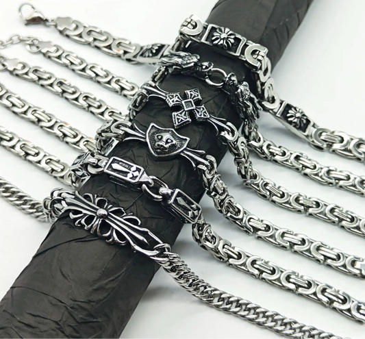 Loréno Chrome Bracelets - Fadeless Collection