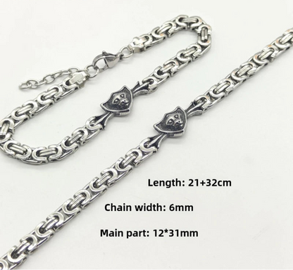 Loréno Chrome Bracelets - Fadeless Collection